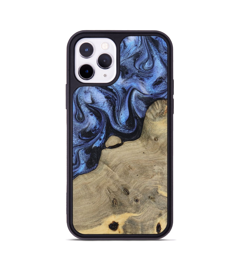iPhone 11 Pro Wood Phone Case - Crue (Blue, 805981)
