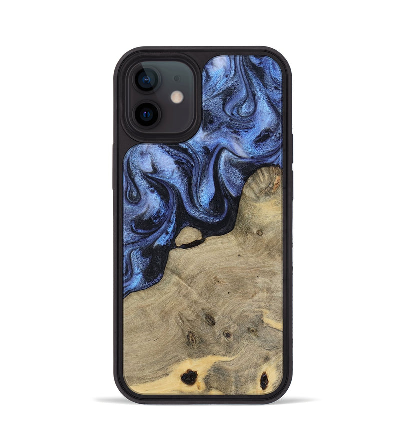 iPhone 12 Wood Phone Case - Crue (Blue, 805981)