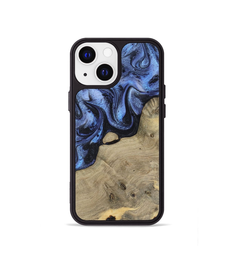 iPhone 13 mini Wood Phone Case - Crue (Blue, 805981)