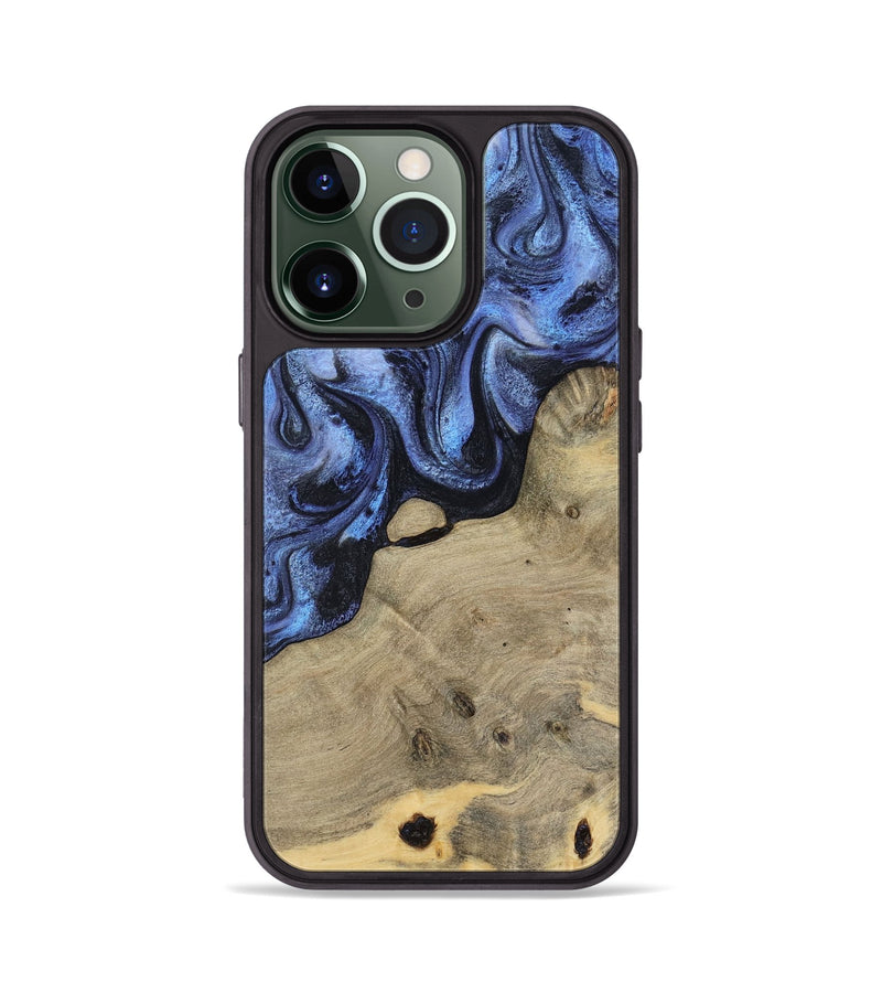 iPhone 13 Pro Wood Phone Case - Crue (Blue, 805981)
