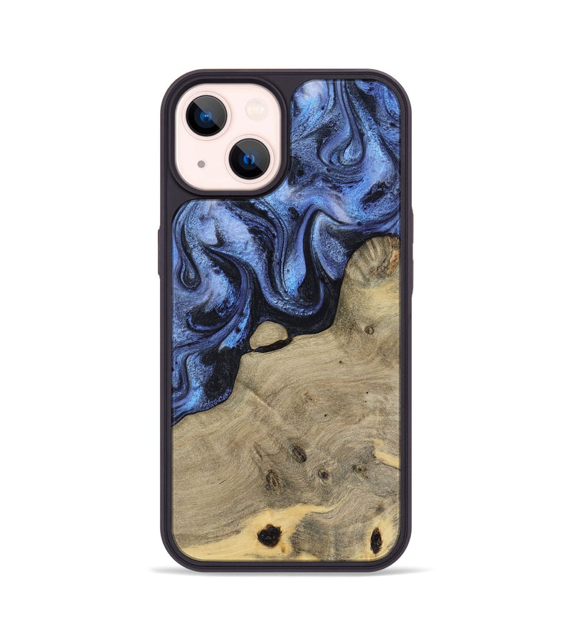 iPhone 14 Wood Phone Case - Crue (Blue, 805981)