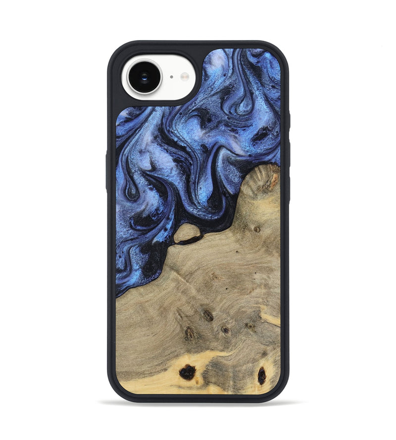 iPhone 16e Wood Phone Case - Crue (Blue, 805981)