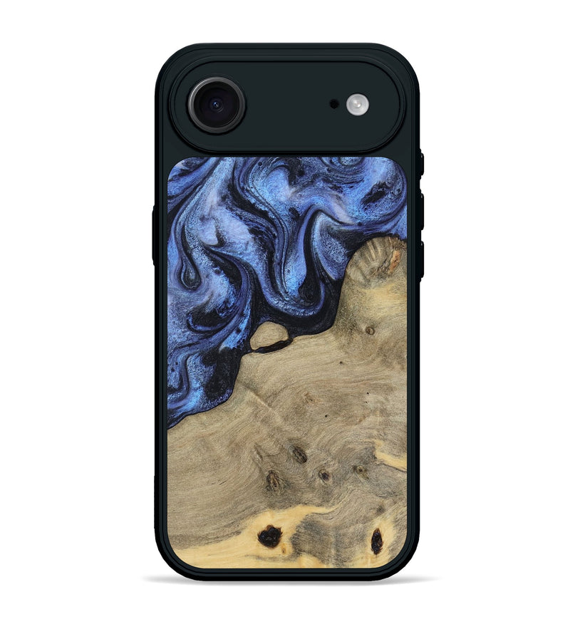 iPhone 17 Air Wood Phone Case - Crue (Blue, 805981)