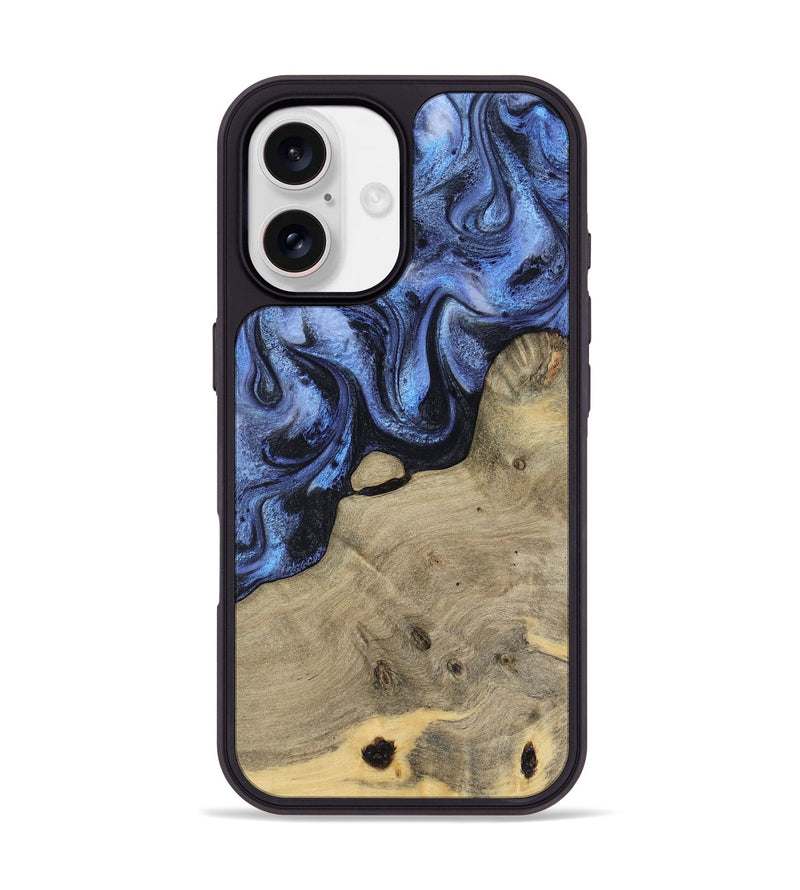 iPhone 17 Wood Phone Case - Crue (Blue, 805981)