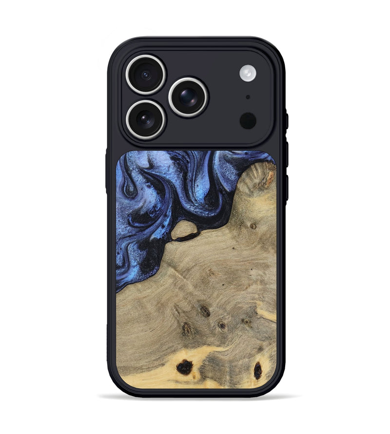 iPhone 17 Pro Wood Phone Case - Crue (Blue, 805981)