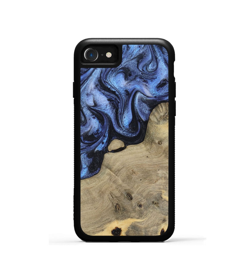 iPhone SE Wood Phone Case - Crue (Blue, 805981)