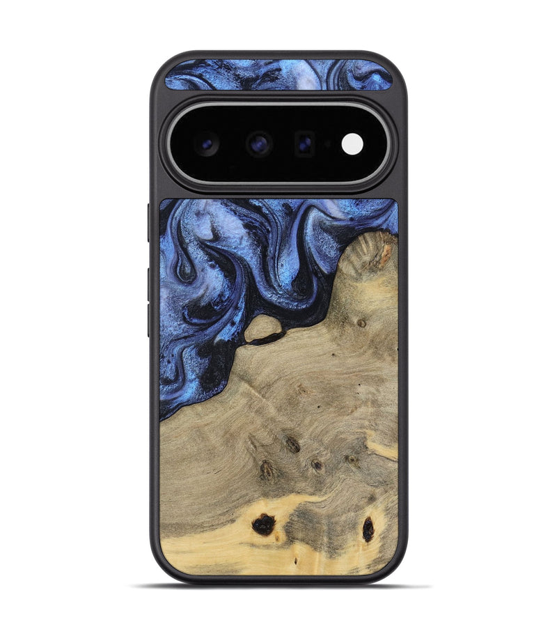 Pixel 11 Pro Wood Phone Case - Crue (Blue, 805981)