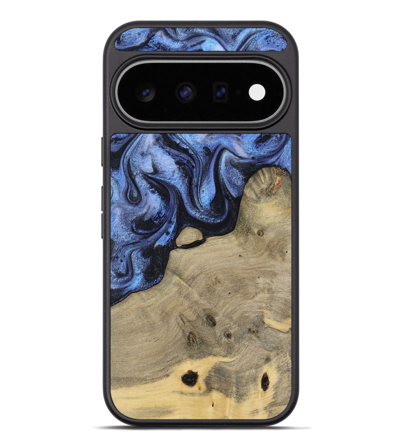 Pixel 11 Pro XL Wood Phone Case - Crue (Blue, 805981)