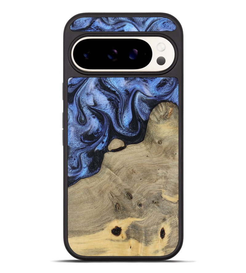 Pixel 9 Pro XL Wood Phone Case - Crue (Blue, 805981)