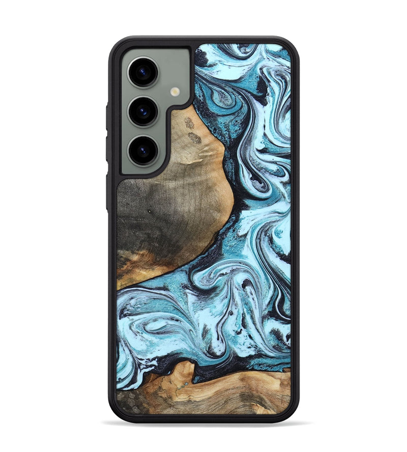 Galaxy S24 Plus Wood Phone Case - Yousef (Blue, 805982)