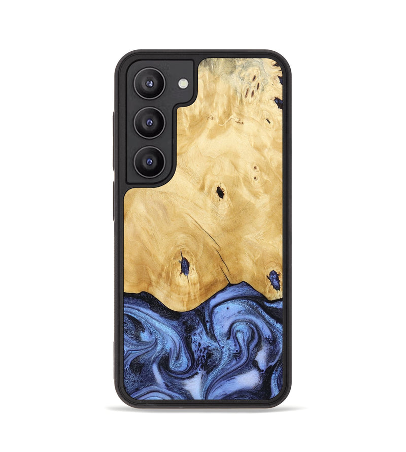 Galaxy S23 Wood Phone Case - Rena (Blue, 805987)