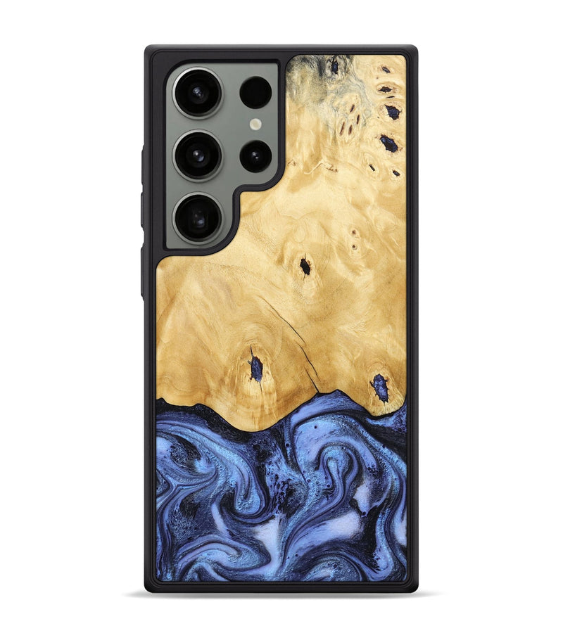 Galaxy S24 Ultra Wood Phone Case - Rena (Blue, 805987)