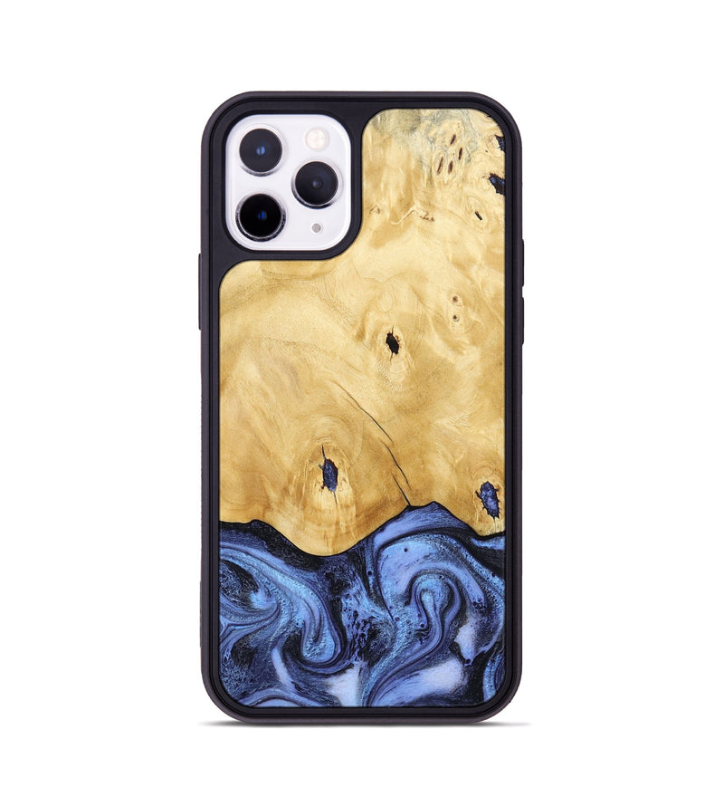 iPhone 11 Pro Wood Phone Case - Rena (Blue, 805987)