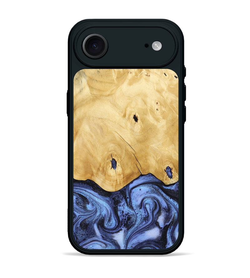 iPhone 17 Air Wood Phone Case - Rena (Blue, 805987)