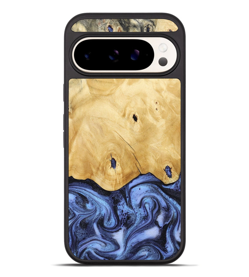 Pixel 10 Pro XL Wood Phone Case - Rena (Blue, 805987)