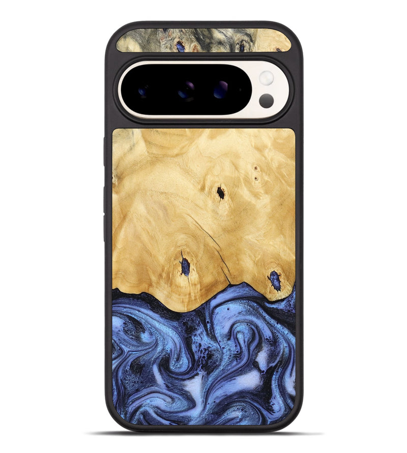 Pixel 9 Pro XL Wood Phone Case - Rena (Blue, 805987)