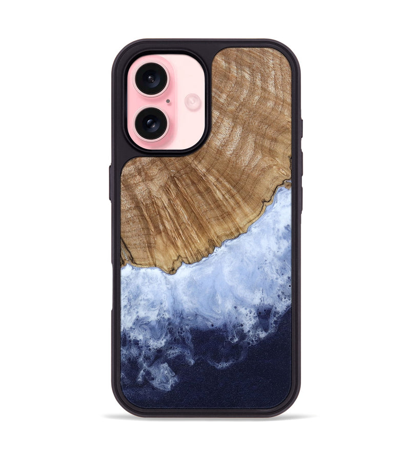 iPhone 16 Wood Phone Case - Ebony (Coastal, 805994)
