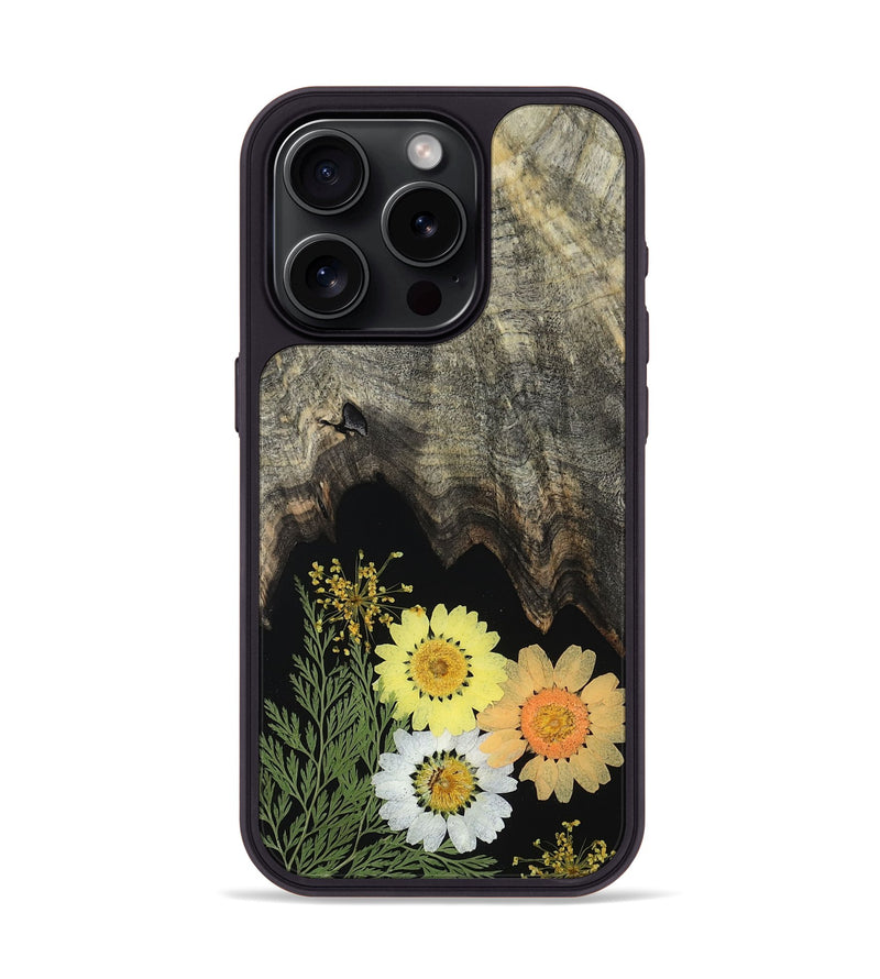 iPhone 15 Pro Wood Phone Case - Elouise (Bloom, 806036)