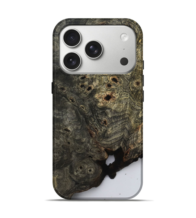 iPhone 17 Pro Wood Live Edge Phone Case - Leticia (Clear, 806059)