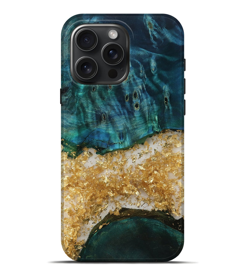 iPhone 16 Pro Max Wood Live Edge Phone Case - Pearl (Coastal, 806076)