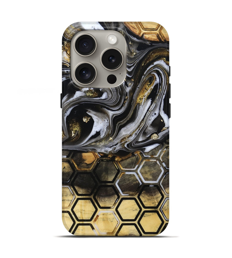 iPhone 16 Pro Wood Live Edge Phone Case - Alani (Pattern, 806082)