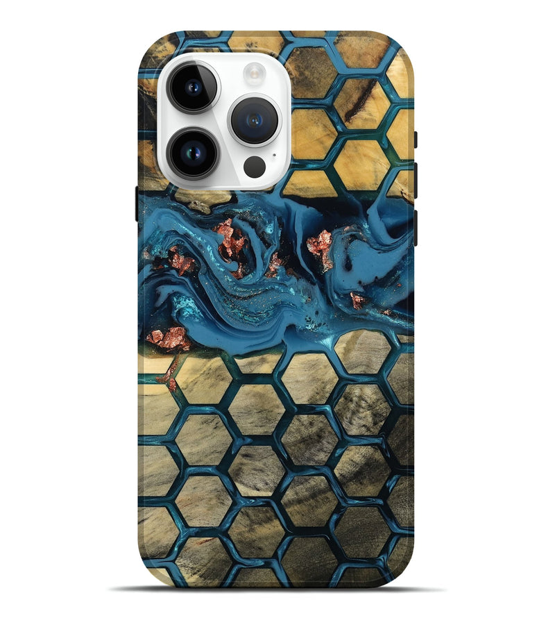 iPhone 15 Pro Max Wood Live Edge Phone Case - Lea (Pattern, 806083)