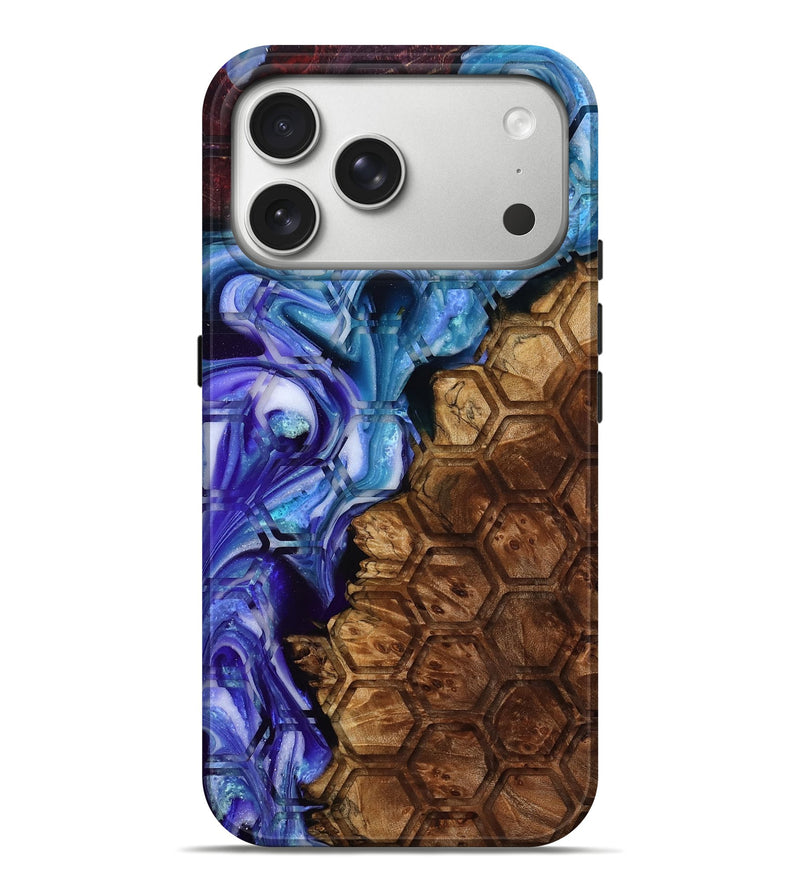 iPhone 17 Pro Max Wood Live Edge Phone Case - Alfreda (Pattern, 806084)