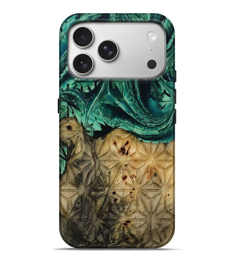iPhone 17 Pro Max Wood Live Edge Phone Case - Suellen (Pattern, 806085)