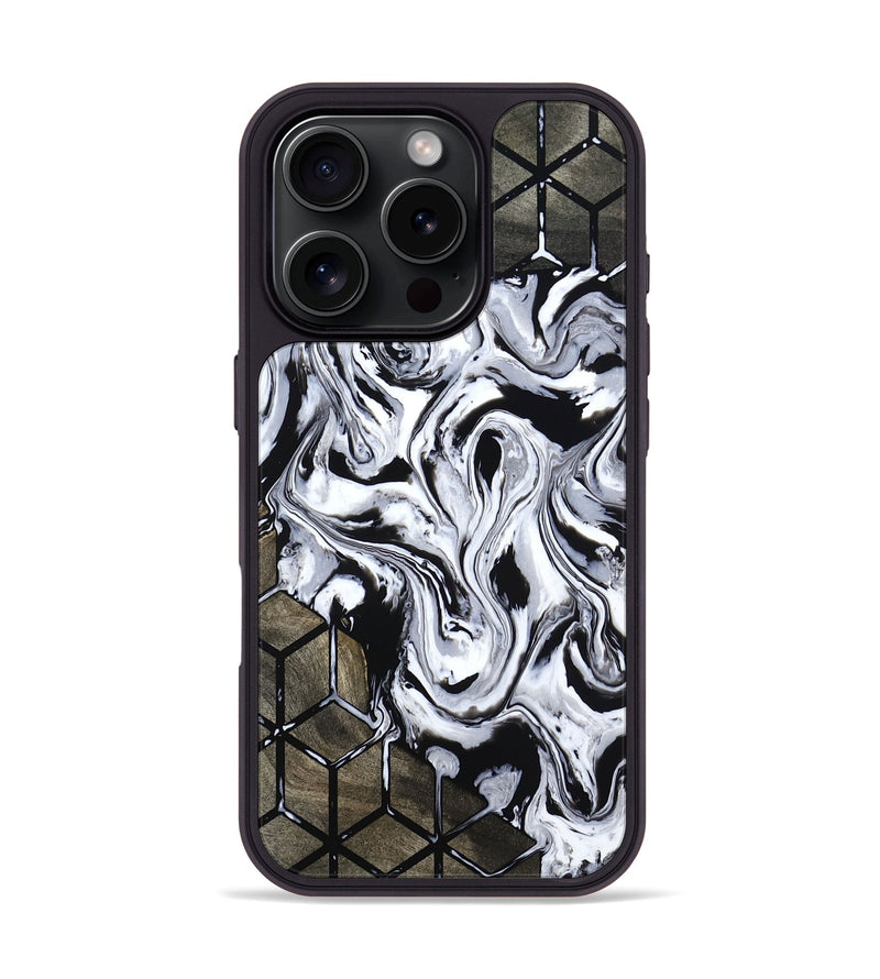 iPhone 16 Pro Wood Phone Case - Renata (Pattern, 806093)