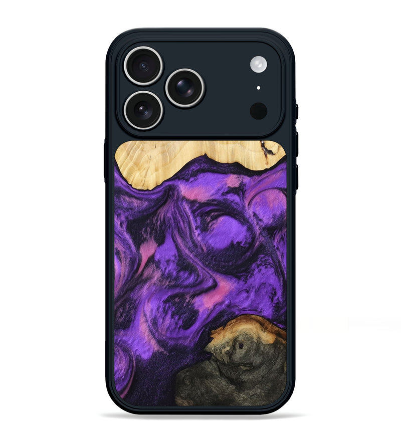 iPhone 17 Pro Max Wood Phone Case - Eve (Purple, 806099)