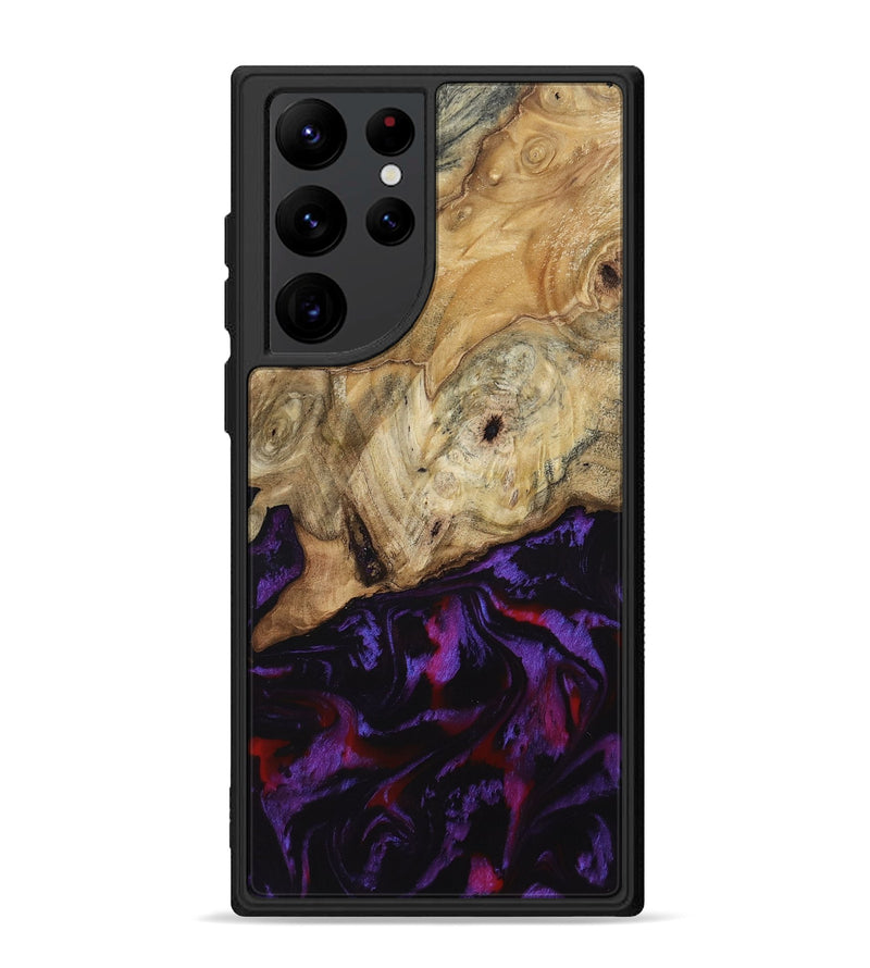 Galaxy S22 Ultra Wood Phone Case - Laylani (Purple, 806101)