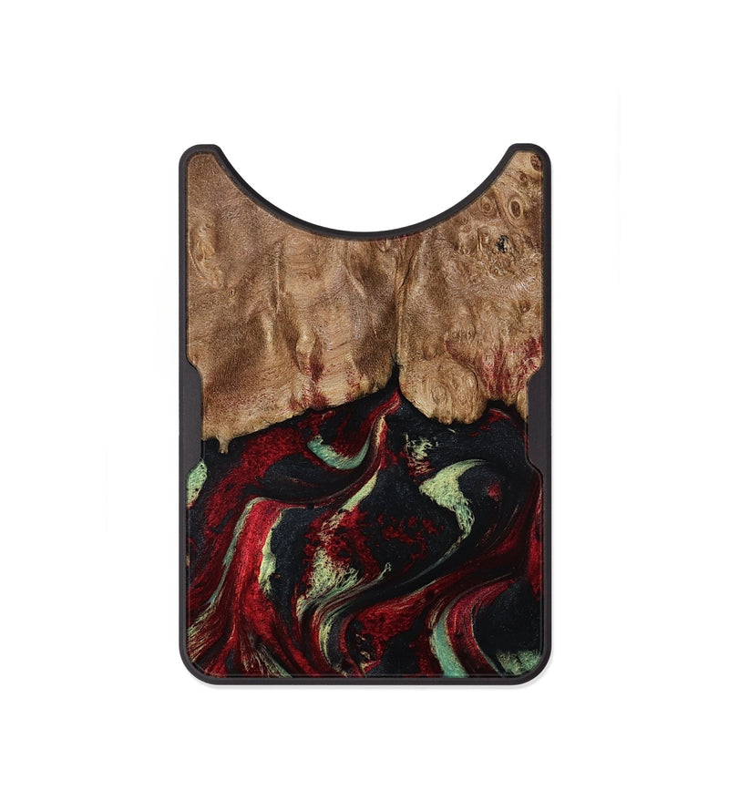 Alloy Wood Wallet - Terese (Red, 806103)