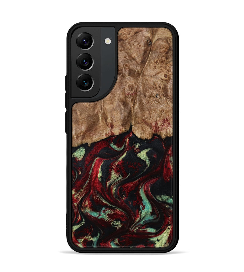 Galaxy S22 Plus Wood Phone Case - Terese (Red, 806103)