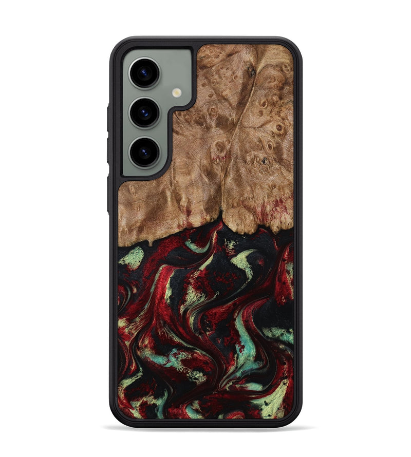 Galaxy S24 Plus Wood Phone Case - Terese (Red, 806103)