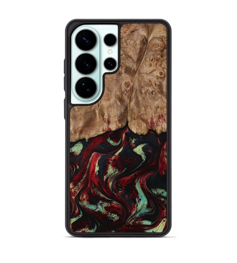 Galaxy S26 Ultra Wood Phone Case - Terese (Red, 806103)