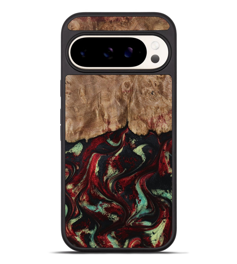 Pixel 9 Pro XL Wood Phone Case - Terese (Red, 806103)