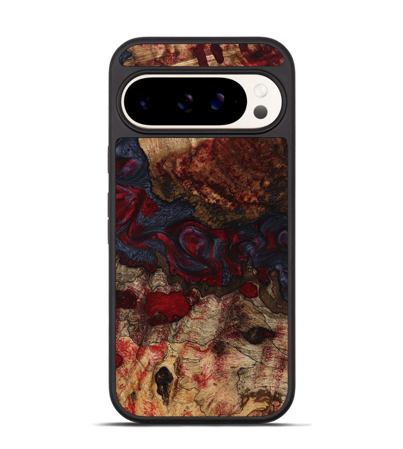 Pixel 9 Wood Phone Case - Callen (Red, 806107)