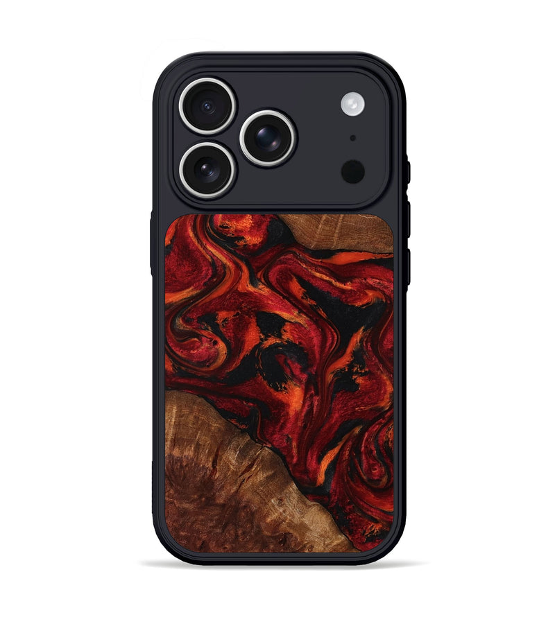 iPhone 17 Pro Wood Phone Case - Taft (Red, 806108)