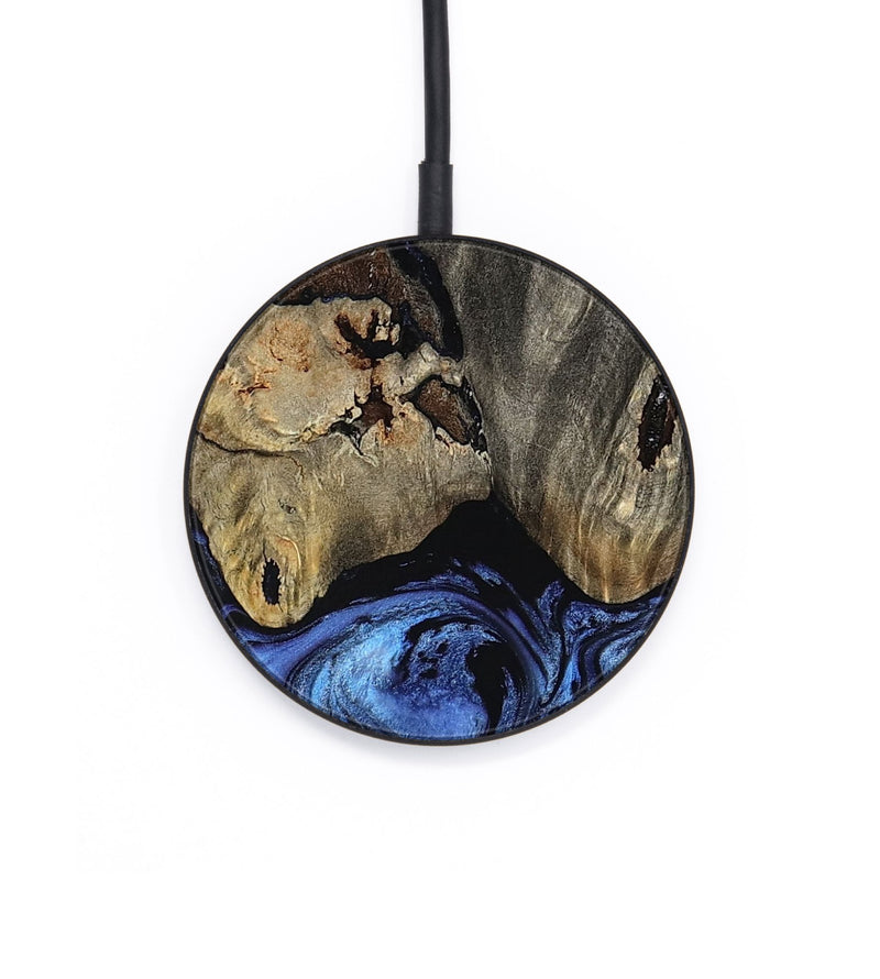 Circle Wood Wireless Charger - Gertie (Blue, 806115)