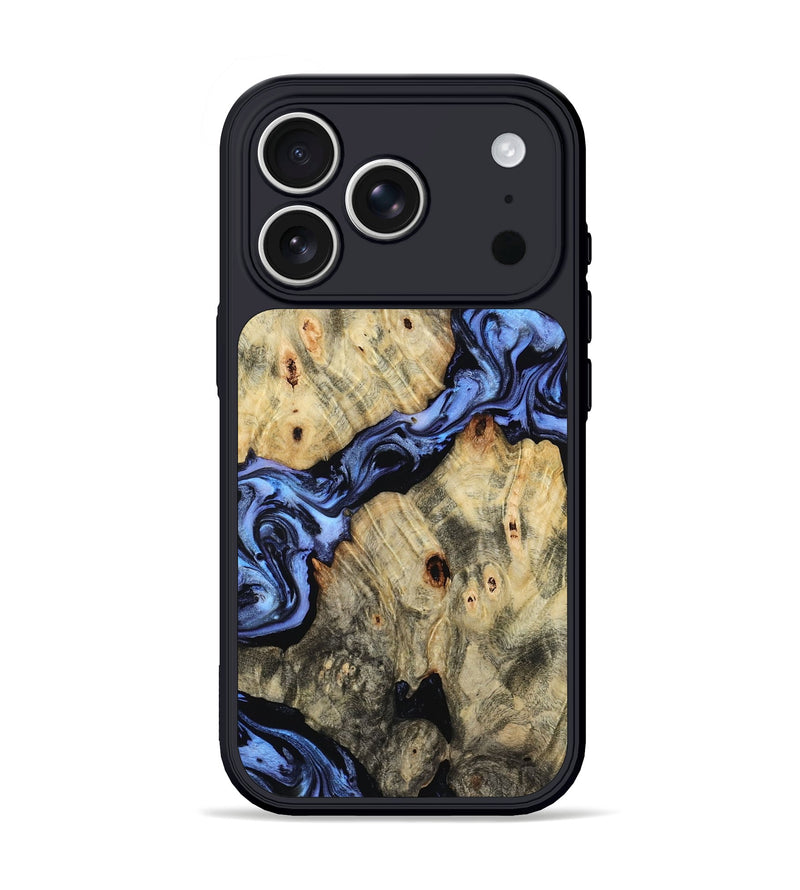 iPhone 17 Pro Wood Phone Case - Piper (Blue, 806122)