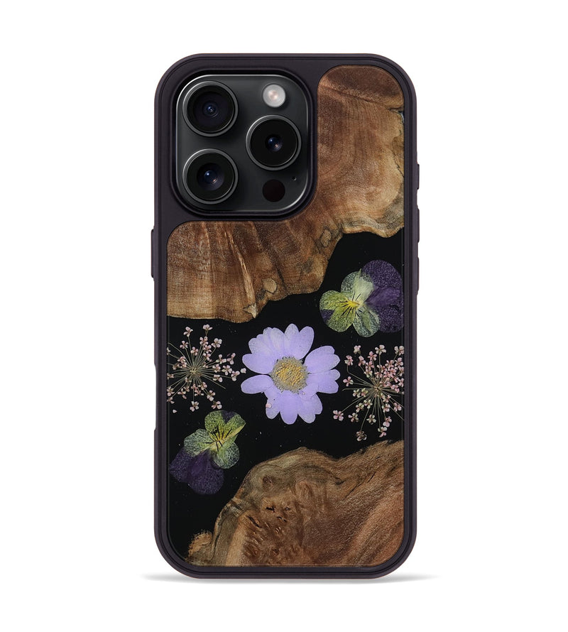 iPhone 16 Pro Wood Phone Case - Idris (Bloom, 806185)