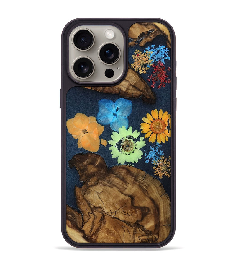 iPhone 15 Pro Max Wood Phone Case - Cleta (Bloom, 806186)