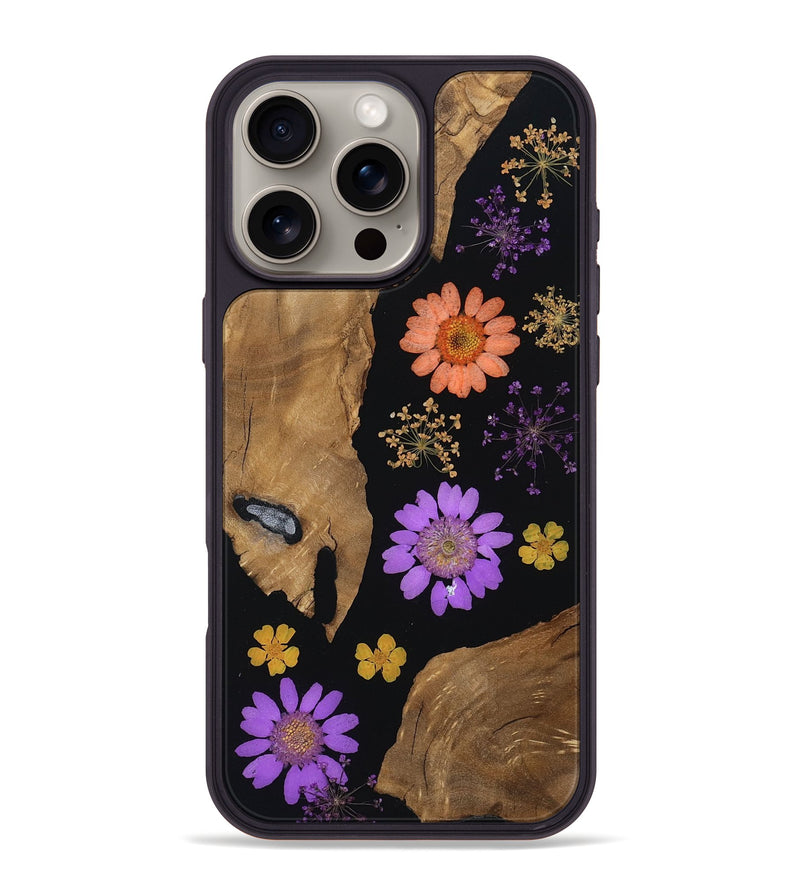 iPhone 16 Pro Max Wood Phone Case - Kandice (Bloom, 806198)