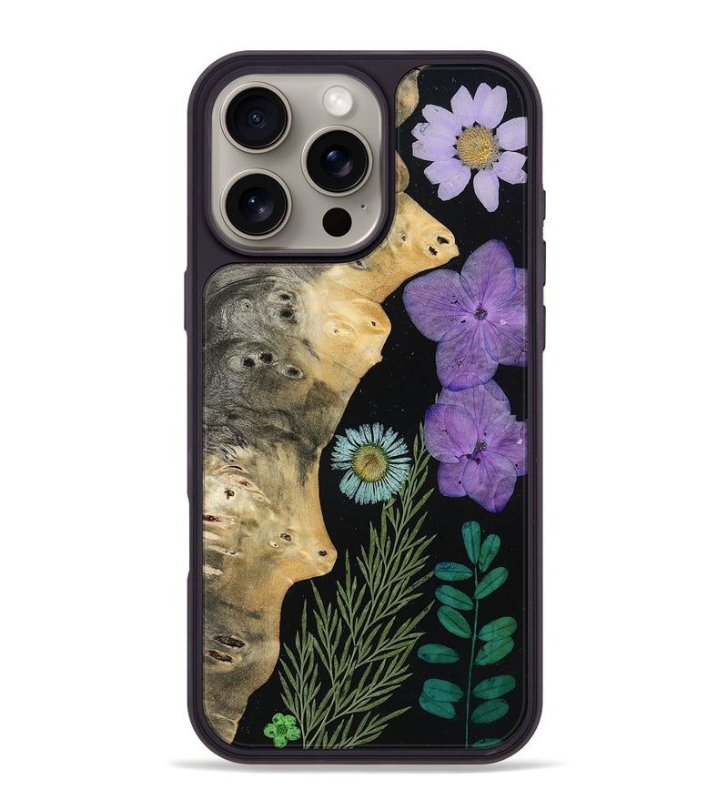 iPhone 16 Pro Max Wood Phone Case - Reya (Bloom, 806206)