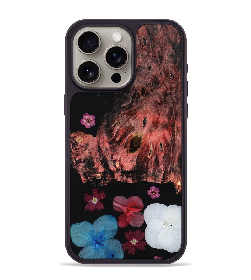 iPhone 15 Pro Max Wood Phone Case - Raymond (Bloom, 806221)