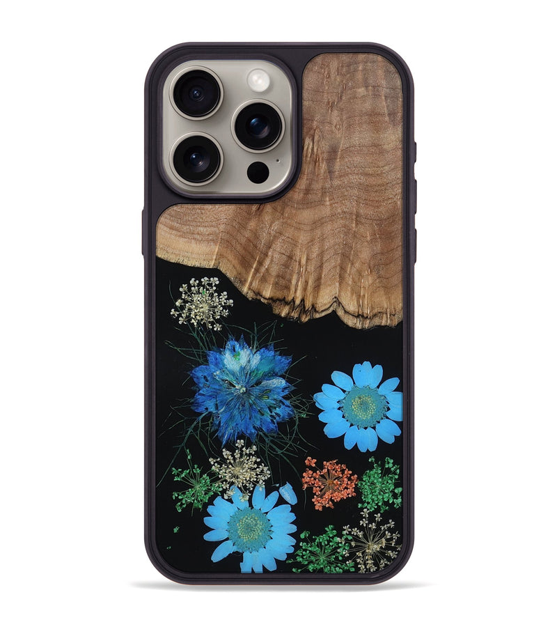 iPhone 15 Pro Max Wood Phone Case - Montana (Bloom, 806223)