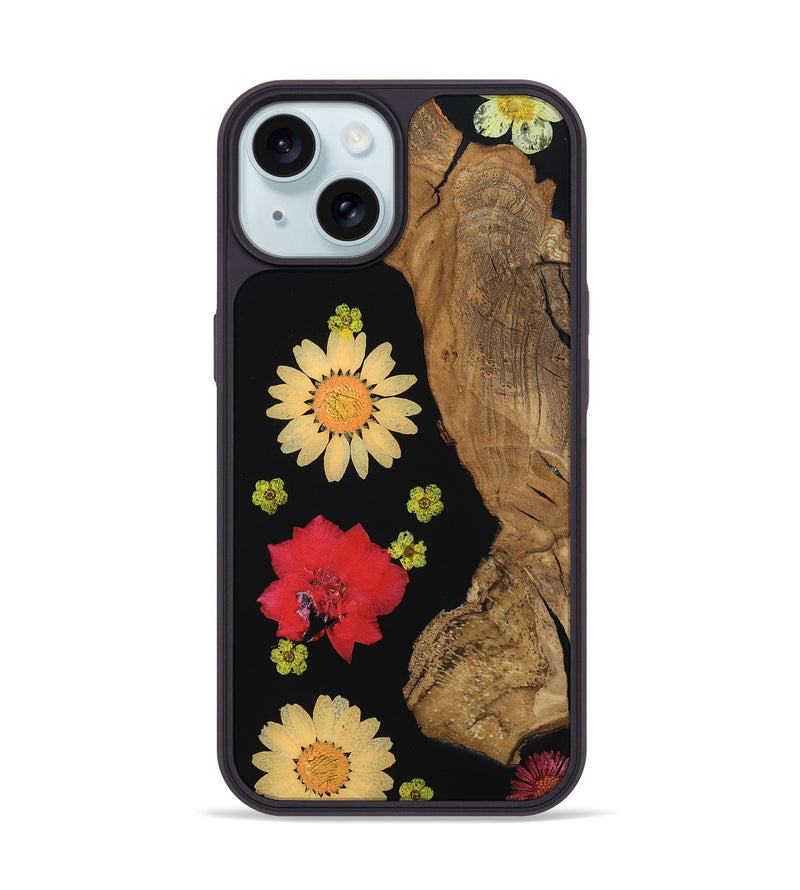 iPhone 15 Wood Phone Case - Tawanda (Bloom, 806255)