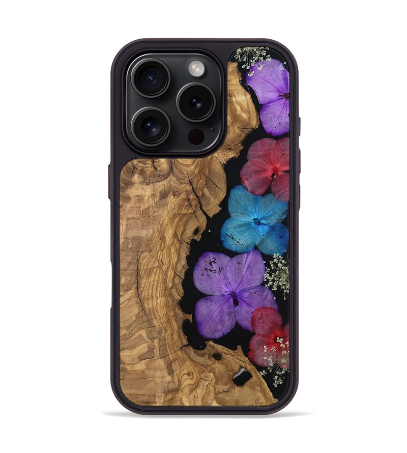 iPhone 16 Pro Wood Phone Case - Nola (Bloom, 806257)