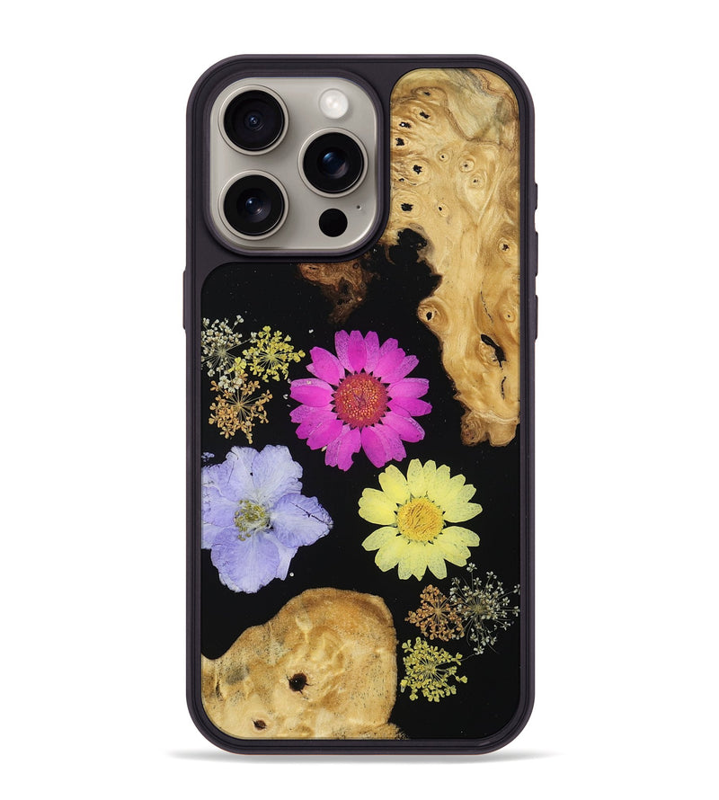 iPhone 15 Pro Max Wood Phone Case - Dan (Bloom, 806270)