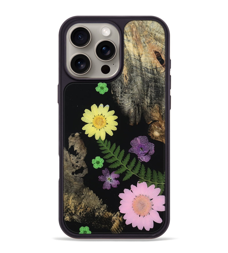 iPhone 16 Pro Max Wood Phone Case - Dariana (Bloom, 806282)